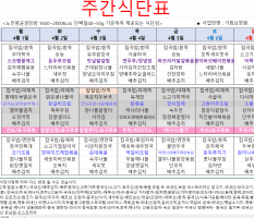 4월1주 식단표